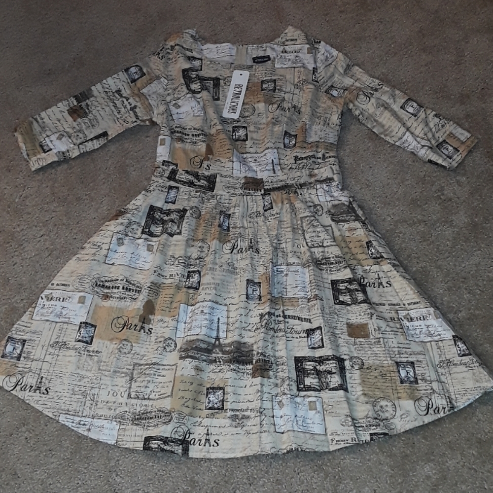 Retrolicious Paris theme dress